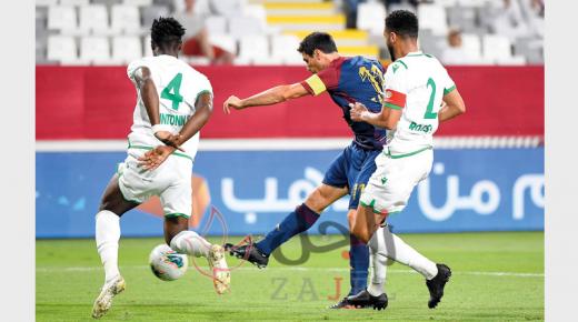 الوحدة يسقط بضربة من «حديد»