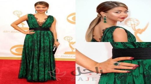ألوان مناكير تناسب الفستان الاخضر… من وحي النجمات العالميات