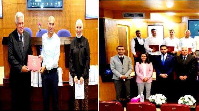 حفل تخريج طلبة الدبلوم التدريبي “المدرب الشخصي الشامل” في جامعة عمان الاهلية