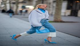 شاهد أمثلة عصرية على مزيج من اللون الأزرق من Leonie Hanne