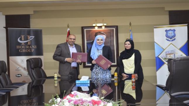 اتفاقية تعاون مشترك بين جامعة عمان الأهلية وشركة الإبداع للتنمية البشرية