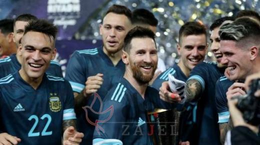 ميسي يحرز هدف فوز الأرجنتين على البرازيل في مباراة ودية في السعودية