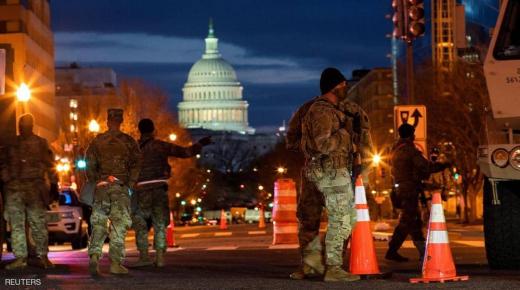 إخلاء موقع تنصيب بايدن بعد “حريق قريب”