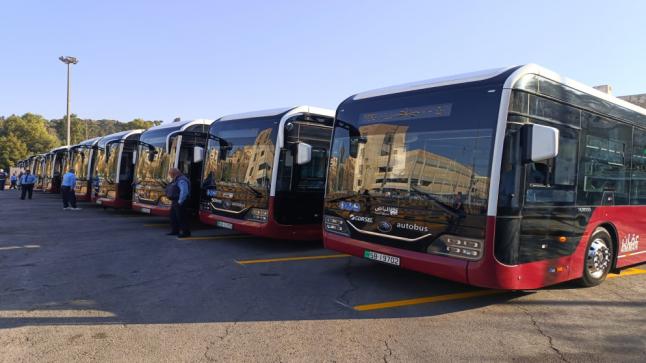 تشغيل تجريبي لمسار الحافلات الكهربائية ضمن الباص السريع