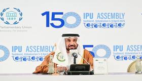 اليماحي: البرلمان العربي ملتزم بدعم القضايا العربية وعلى رأسها فلسطين