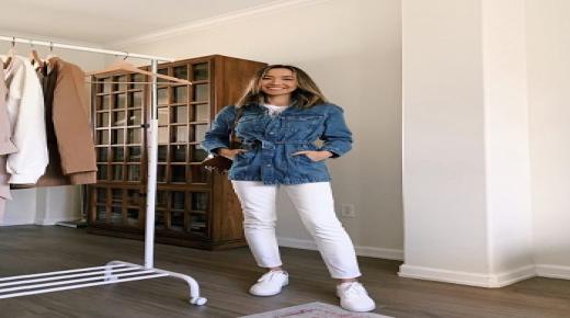 البنطلون الأبيض هو الخيار المثالي لدرجات الحرارة العالية الحارة