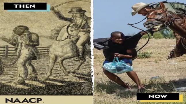 التاريخ المظلم لأمريكا يظهر بدفع الهايتيين بالخيول على الحدود