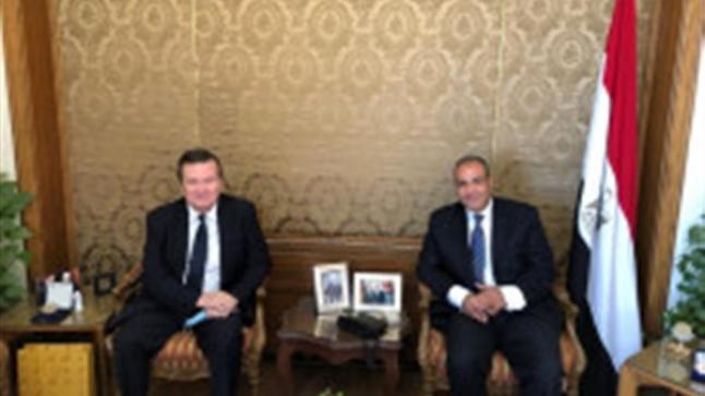السفير الاوكراني في مصر يلتقي مساعد وزير الخارجية المصري