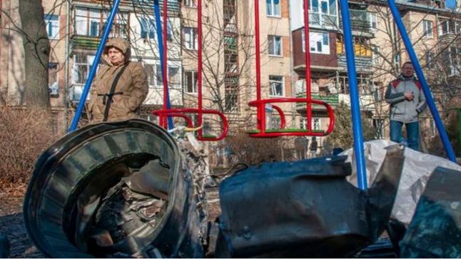 القوات الروسية تقصف مستشفى للأطفال في خاركيف وتدمره