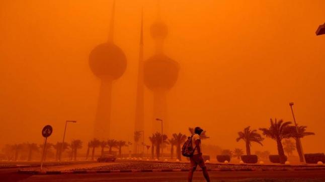 عودة الغبار إلى الكويت ابتداءا من اليوم