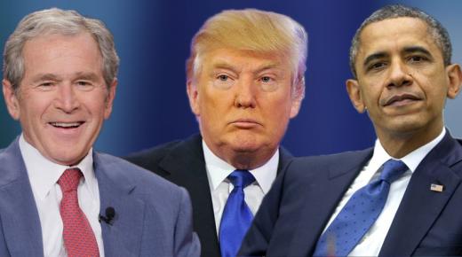 ترمب يتخذ قرارا مثيرا للجدل تجاه صور أوباما وبوش الأب والابن في البيت الأبيض