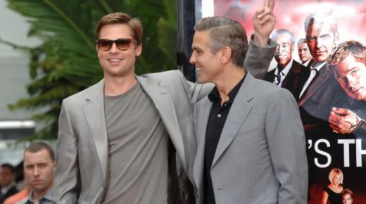 براد بيت وجورج كلوني يشاركان في فيلم إثارة جديد من شركة آبل