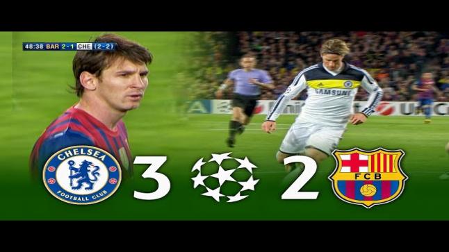 نتيجة وملخص مباراة برشلونة ضد تشلسي في دوري أبطال أوروبا