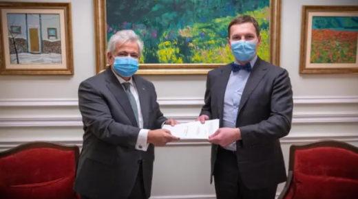 وصول السفير البرازيلي الجديد إلى أوكرانيا