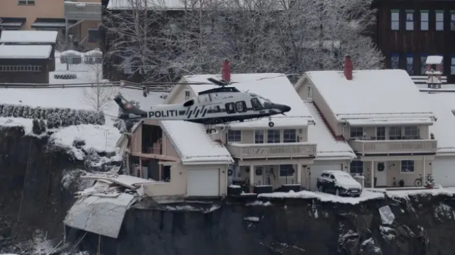 وفاة 6 اشخاص جراء انهيارات في النرويج