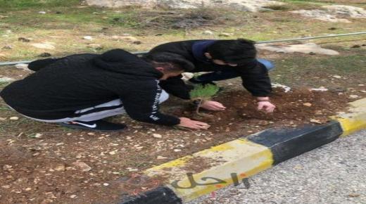 جامعة عمان الأهلية تشارك باحتفالات المملكة بيوم الشجرة