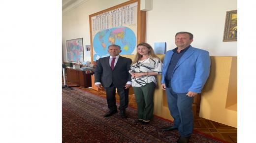 رئيس الرابطة الأوكرانية العربية لرجال الأعمال والمستثمرين يلتقي النائب الأول لوزير الخارجية الأوكرانية