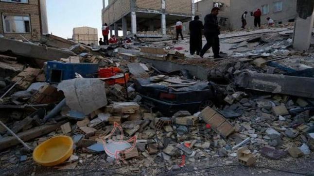 زلزال بدون سابق إنذار في إيران
