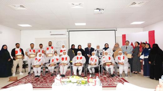 تكريم الدفعة الثانية من برنامج جليس المسن من قبل جمعية تنمية المرأة.