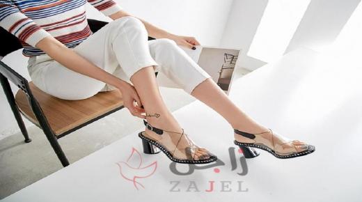 الأحذية الشفافة نجمة شتاء 2020!