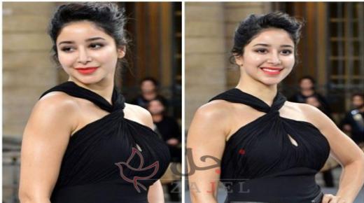 في أسبوع باريس للموضة أسيل عمران عارضة أزياء