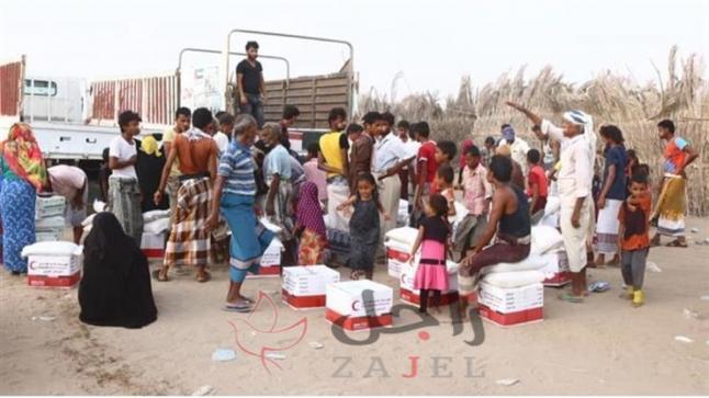 الإمارات تقدم 12 طنا من المساعدات الغذائية في محافظة شبوة اليمنية