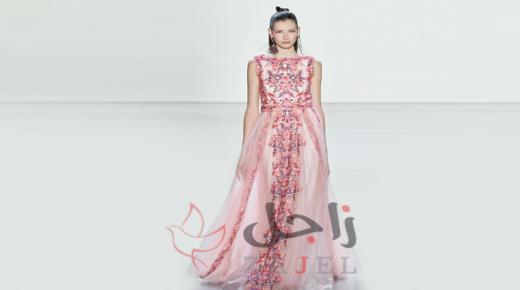 موديلات فساتين سهرة تخفي البطن البارز