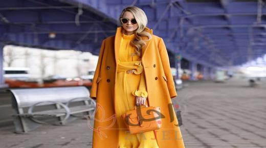 طرق تنسيق معاطف شتوية ملونة