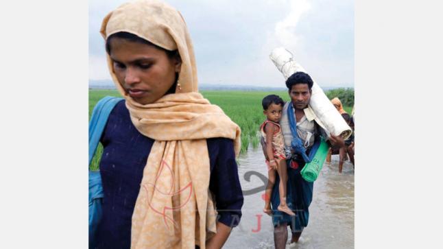 الروهينغا في بنغلاديش يفضّلون جزيرة معرّضة للفيضان على المخيمات