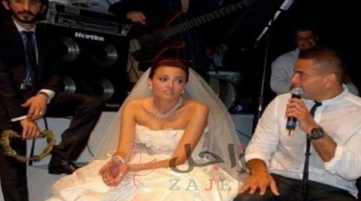 بشرى ترد على “صورتها النكدة” في زفافها