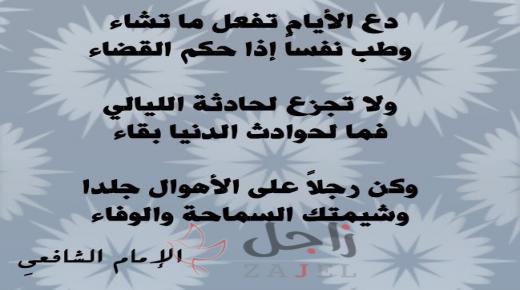 دع الايام تفعل ما تشاء