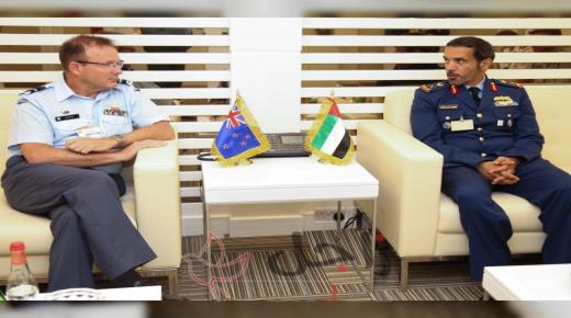 رئيس الإدارة التنفيذية للسياسات يلتقي وفد نيوزلندا في معرض “دبي للطيران 2019”