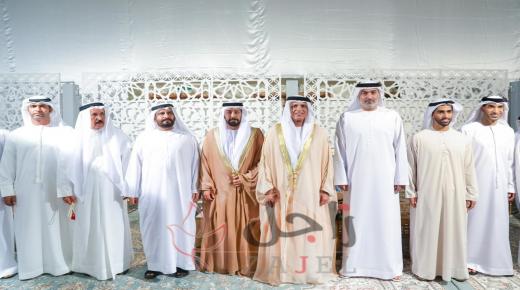 سعود بن صقر يحضر أفراح الشحي والنعيمي والشيراوي