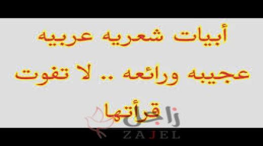 من غرائب الشعر العربي