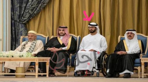 حضر على كرسي متحرك.. رسالة اماراتية مؤثرة خلال اتفاق الرياض