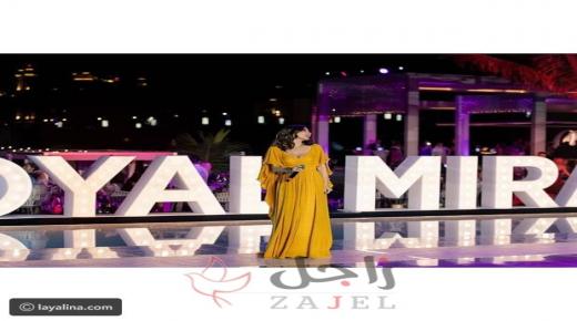 نانسي عجرم بإطلالة في غاية النعومة والأنوثة من توقيع إيلي صعب