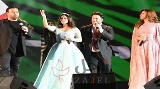 نجوى كرم وملحم زين يغادران المسرح بسبب ديانا حداد!