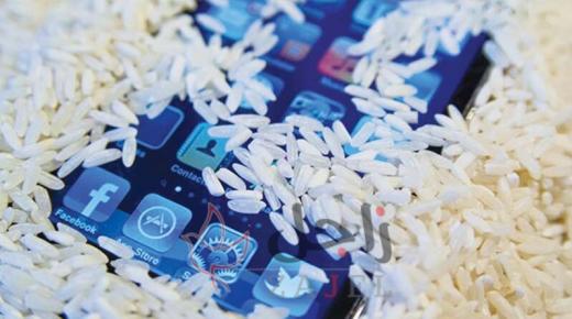 لا تضع هاتفك في الأرز بعد سقوطه في الماء