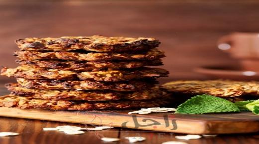 كوكيز الشوفان بالشوكولاتة بدون فرن