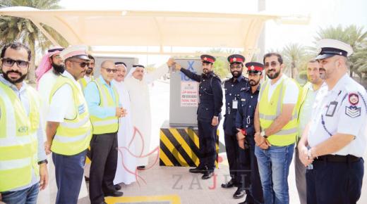 تشغيل إشارة ضوئية جديدة على شارع خليفة الكبير