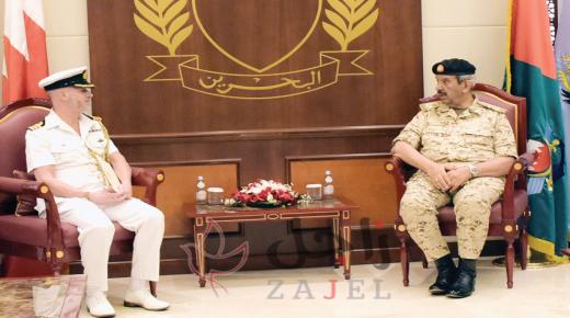 القائد العام يستقبل الملحق العسكري البريطاني