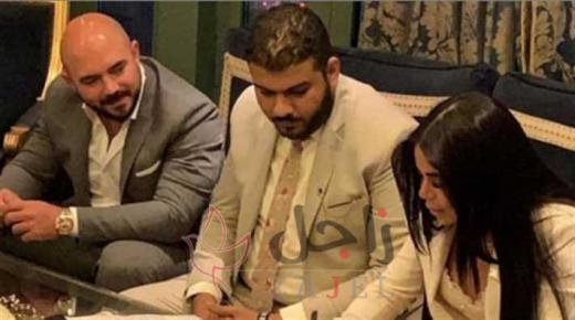 محمود العسيلي المطرب المصري يعقد قرانه