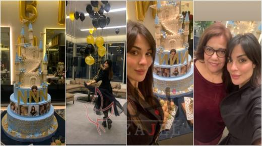 للمرة الأولى نادين نجيم تنشر صوراً لعائلتها