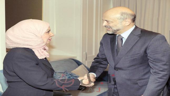رئيسة مجلس النواب تلتقي رئيس الوزراء الأردني.. وتؤكد عمق العلاقات بين البلدين
