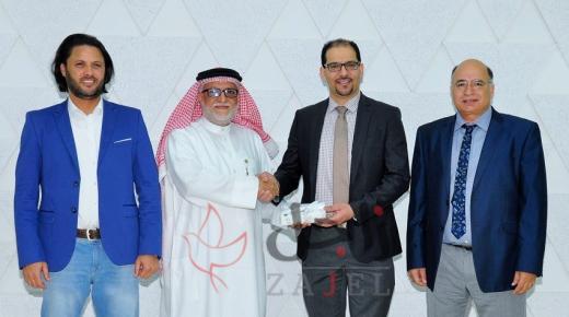 بمناسبة إصدار روايته مهاجر في زمن الجدري جامعة الخليج العربي تكرم عمار الخزنة