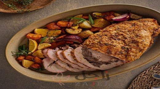 ديك رومي محشو