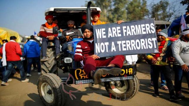 المزارعون في الهند يقومون احتجاجهم على القوانين الجديده بإضراب عن الطعام