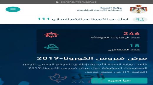 الصحة تدعو المواطنين لمتابعة الموقع الإلكتروني الخاص بكورونا