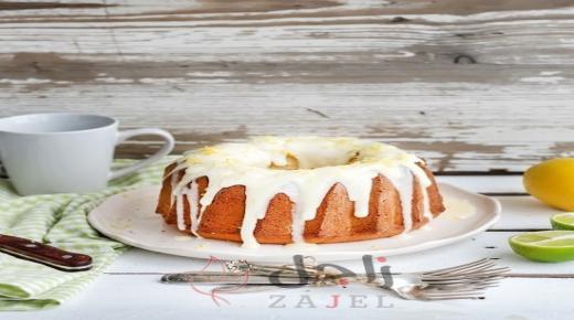 صوص كيكة الليمون الأبيض