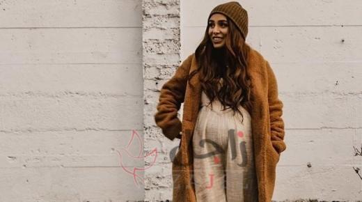 تنسيق الجمبسوت اثناء الحمل في الشتاء